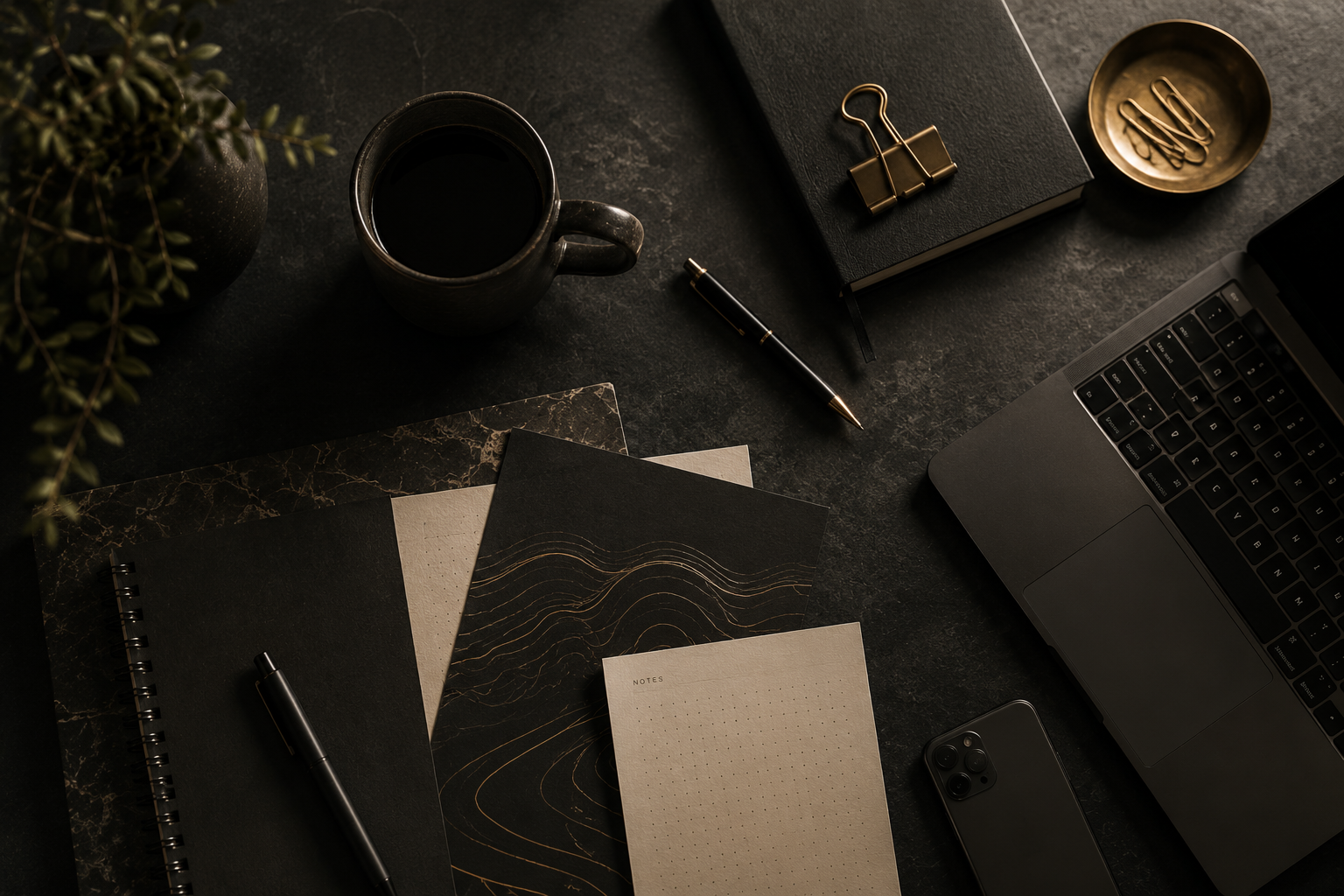 Office workspace desktop